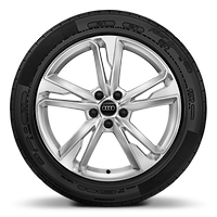 19&quot; x 7.0 J &apos;5-twin-spoke dynamic&apos; design alloy wheels, with 235/50 R19 tyres