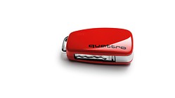 Key cover with quattro design, misano red