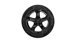 Wheel, 5-arm secare, black, 6.5Jx17, 215/65 R17 99H winter tyre