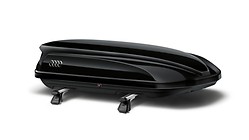 Ski and luggage box, brillant black, 405 l