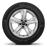 Jantes en aluminium coul&eacute; 6x16 &agrave; 5 branches Dynamic design, pneus 195/55 R16