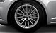 Schmiedeleichträder im 15-Speichen-Design, Größe 7,5 J x 17, mit Reifen 225/50 R 17