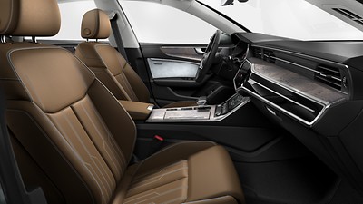 Personalizzazione rivestimenti in pelle Valcona Audi exclusive