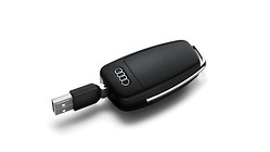 Audi USB memory key, 8 GB, in black