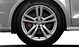 Cast aluminium alloy wheels, 5 parallel-spoke design, (S design), size 7.5 J x 17, with 215/40 R 17 tyres