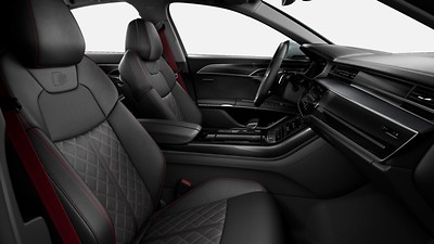 Designpakke sort-karmesinrød, Audi exclu sive