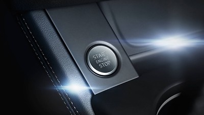 Clé évoluée Audi, ouverture du coffre par mouvement du pied