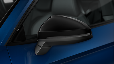 Carcasa de los retrovisores exteriores en Negro Brillante de Audi exclusive