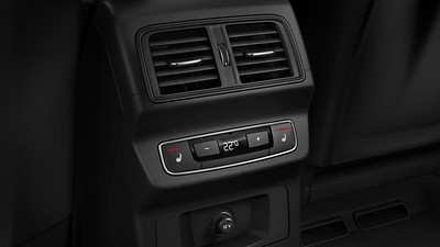 Heated front and outer rear seats