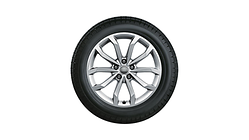 Wheel, 10-spoke V, 8.0Jx18, 245/40 R18 97V XL winter tyre, left