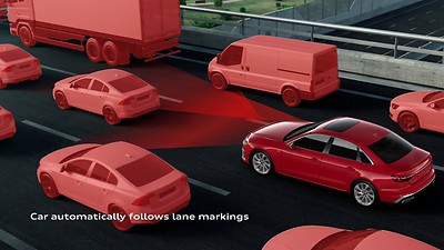 Audi adaptive cruise control with Traffic jam assist
