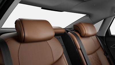 Comfort rear headrests