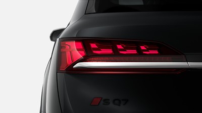 Digital OLED rear lights with dynamic indicator, taillight animation and digital signatures