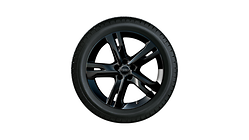 Wheel, 5-arm ramus, black, 8.0Jx19, 245/45 R19 102V XLwinter tyre, left