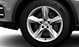 Cast aluminium alloy wheels, 5-spoke star design, size 8.5J x 19, with R 19 tyres