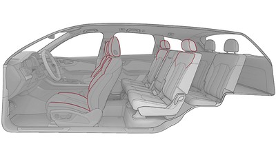 Liséré pour sièges confort, Audi exclusive