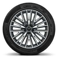 19&quot; x 7.0J &apos;20-spoke V&apos; design alloy wheels, contrasting grey, diamond cut finish, with 235/50 R19 tyres