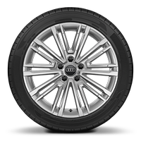 Aluminium-Gussr&auml;der Audi Sport im 10-V-Speichen-Design, Gr&ouml;&szlig;e 7,5 J x 18, mit Reifen 225/40 R18