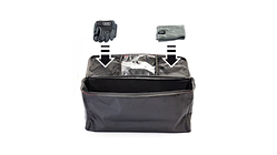 e-tron 충전 케이블 보관용 가방, 청소용 걸레 및 장갑 포함