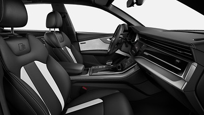 Audi exclusive Design -paketti musta/hopea