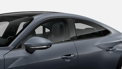 Heat-insulating glass for side and rear windows