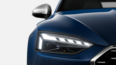 Matrix LED headlamps with Audi laser light, LED rear combination lamps and headlamp washer system