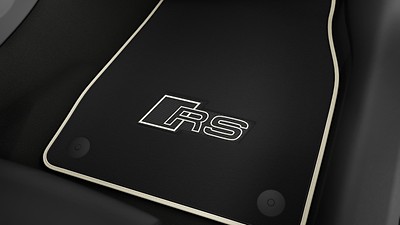 Tapis de sol avec inscription RS Audi exclusive
