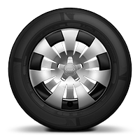 Jantes en acier y compris enjoliveurs pleins, dimension 7 J x 16 avec pneus 205/55 R 16