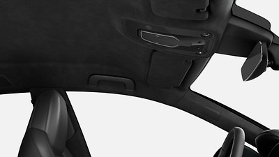 Revestimiento interior del techo en microfibra Dinamica en Negro Audi exclusive