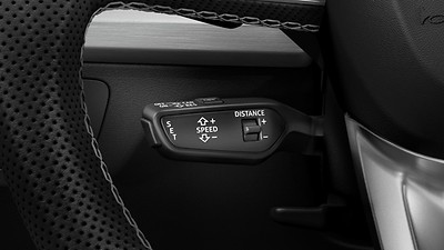 Adaptive cruise control with Stop&amp;Go including distance indicator
