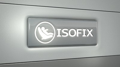 Fixations ISOFIX pour siège enfant au siège passager avant