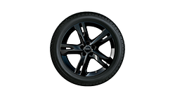 Wheel, 5-arm ramus, black, 8.0Jx19, 245/45 R19 102V XL winter tyre, right