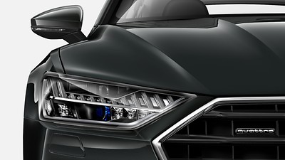 HD Matrix-LED-Scheinwerfer mit Audi Laserlicht