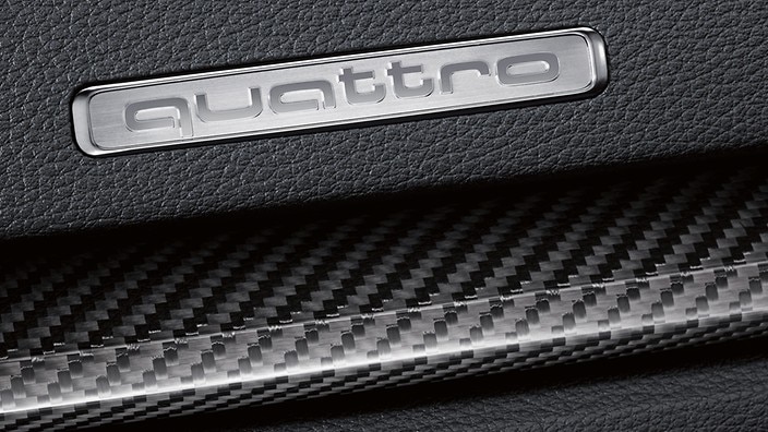 Audi Sport® Carbon inlays