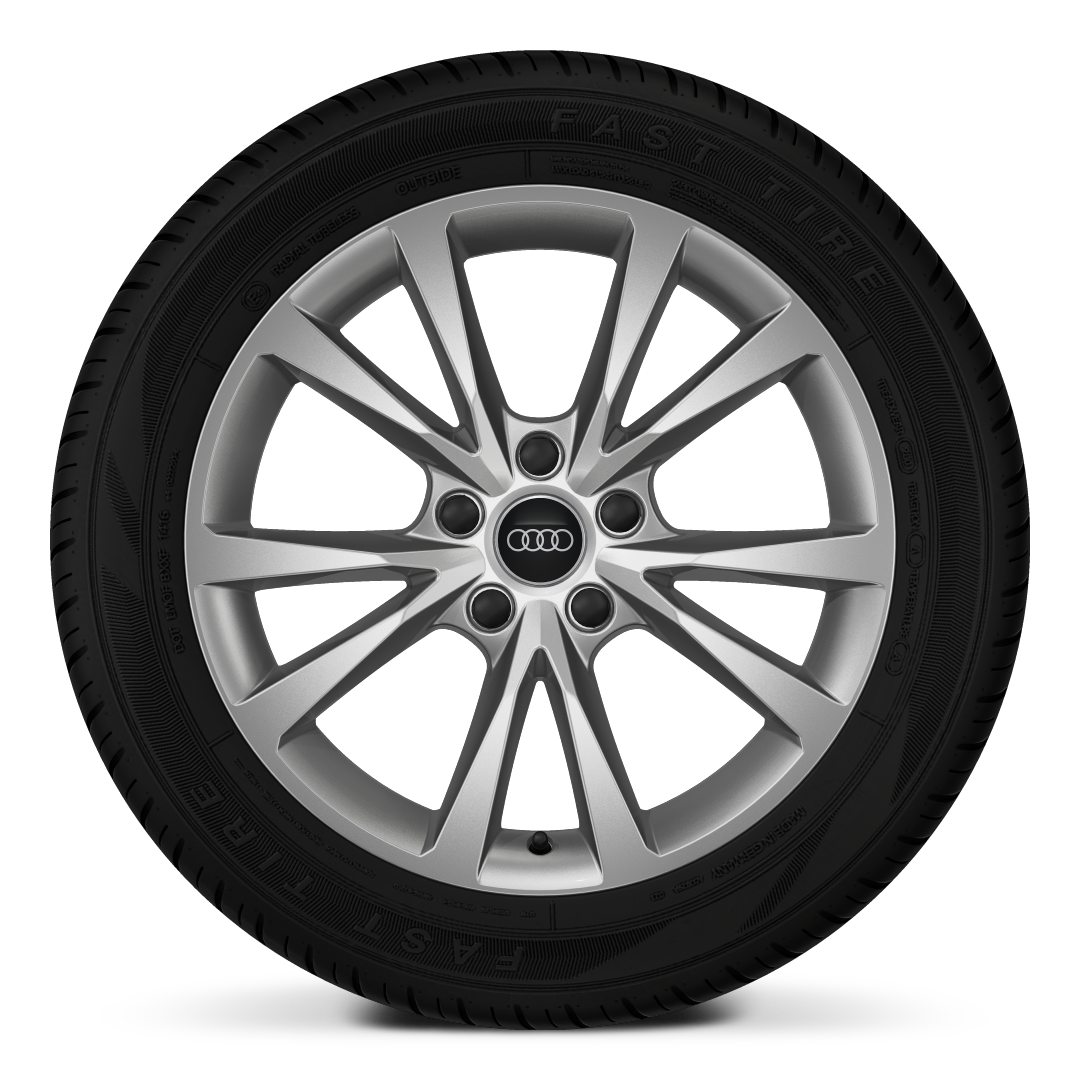 17&quot; x 8.0J &apos;5-V-spoke&apos; style alloy wheels with 225/45 R17 tyres