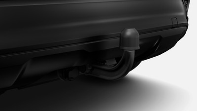Towbar, removable and lockable