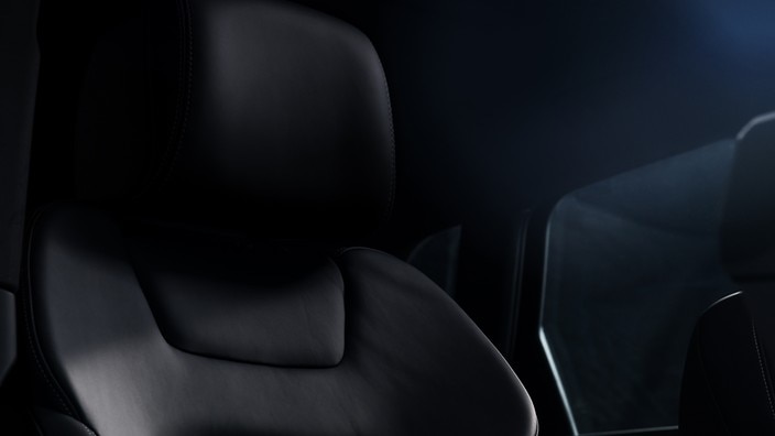 Black cloth headliner