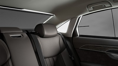 Electric sunshades for rear window and rear side windows