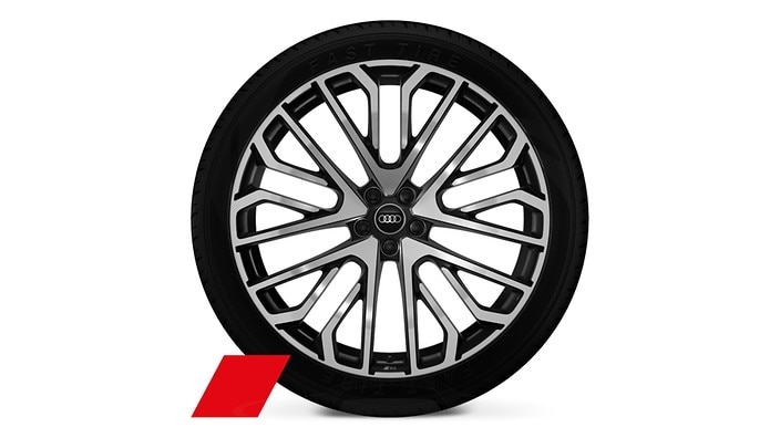 23" multi-spoke design, bicolor finish
