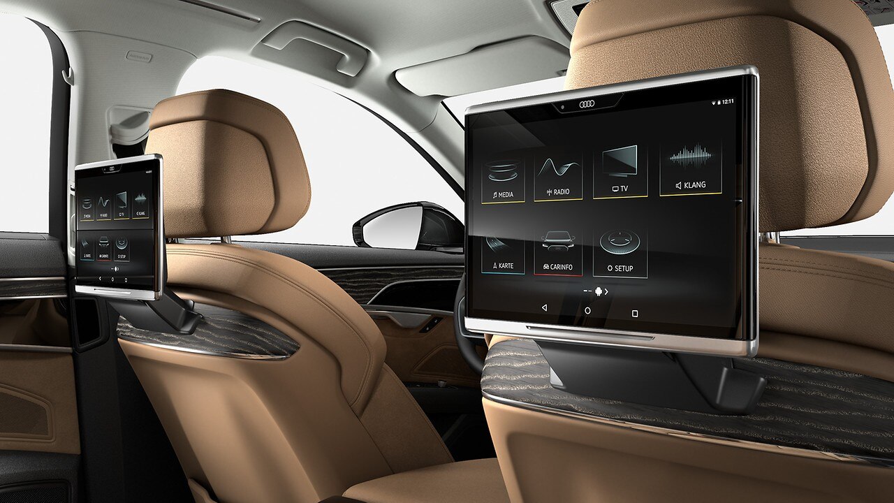 Entretenimento do banco traseiro