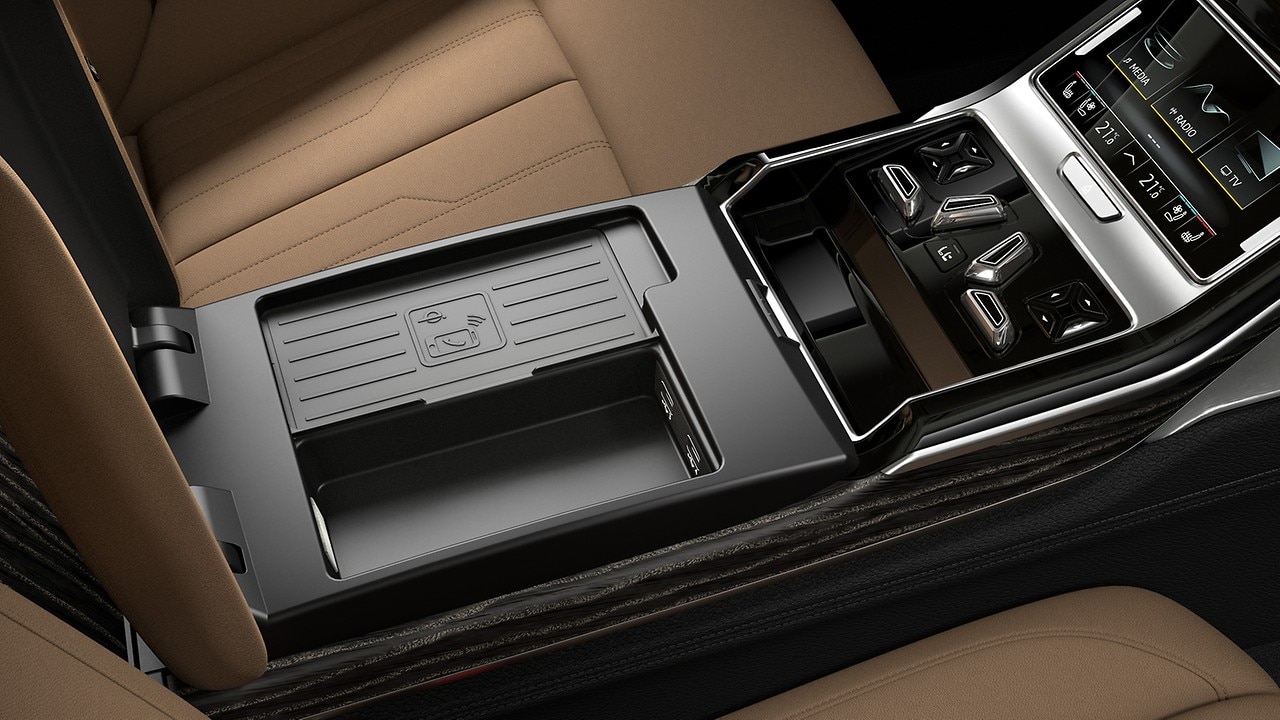 Telefonia no habit&aacute;culo inclusive Audi phone box sem carregador sem fio