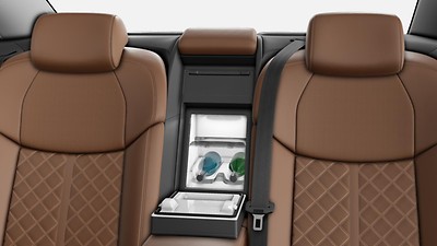 Frigobox Audi exclusive (posizionato dietro al bracciolo posteriore)