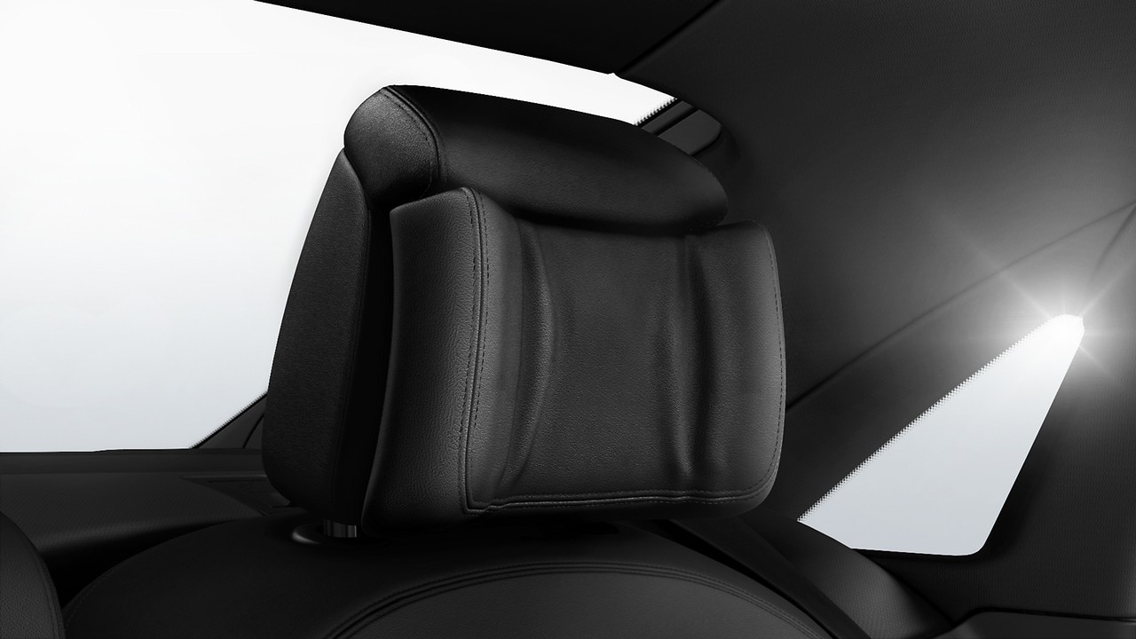 Comfort headrests for rear seats