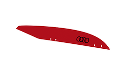 Decals tango red for ski and luggage box, 310 l