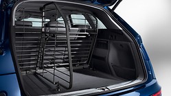 Partition grille for the luggage compartment, longitudinal