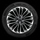 19" x 8.5J multi-spoke design part polished, contrasting grey alloys with 245/45 R19 tyres