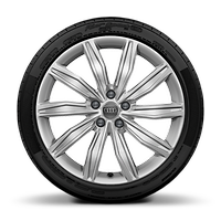Cast alloy wheels, 10-spoke dynamic style, 8.5J x 19