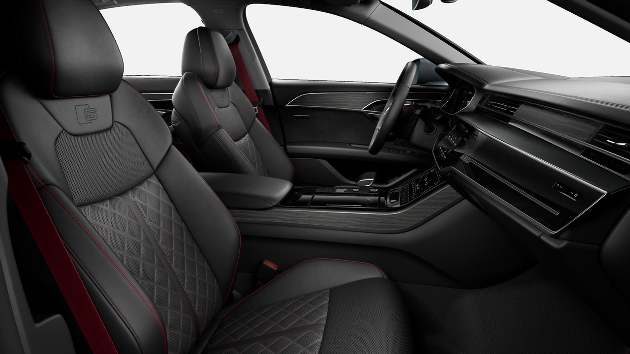 Designpaket schwarz-karmesinrot Audi exclusive