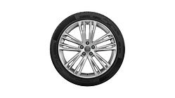 Roue à 5 branches doubles en V, 8,5Jx20, pneu d’hiver 255/40 R20 101W XL, gauche