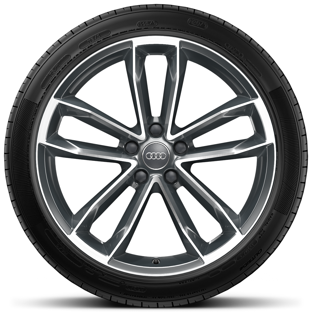 19" 5-spoke bi-color cavo design wheels
